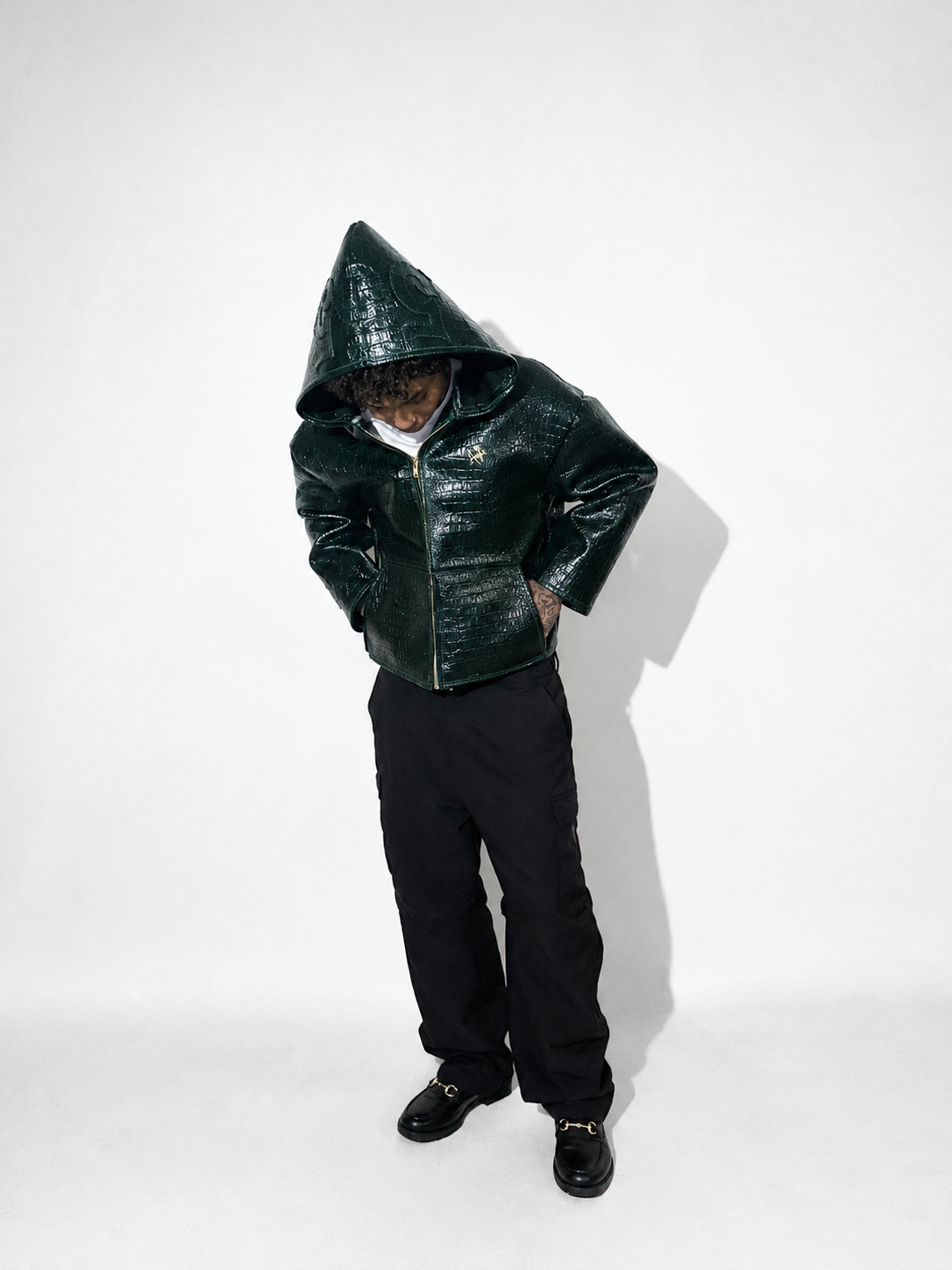 Forest Green Croc Jacket