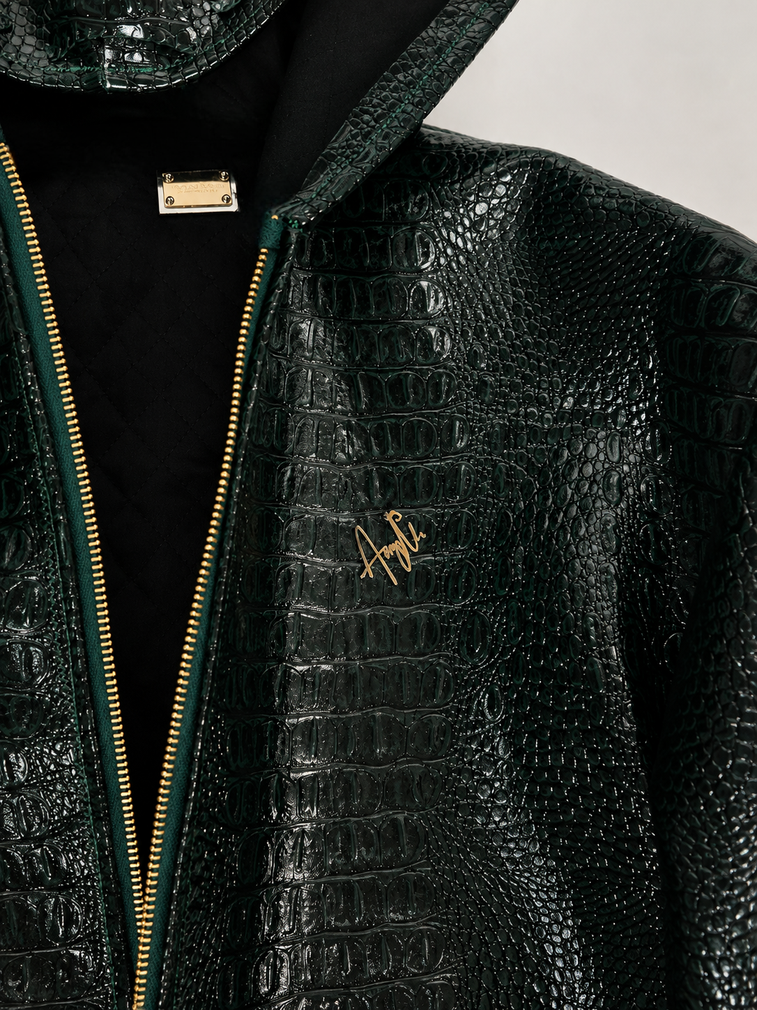 Forest Green Croc Jacket