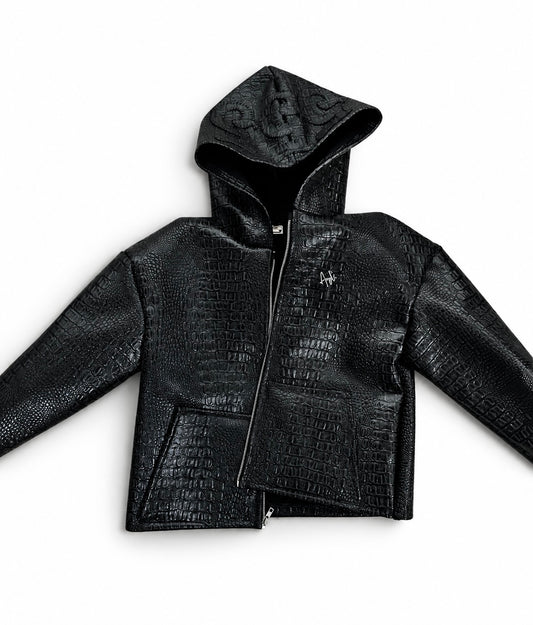Black Croc Jacket